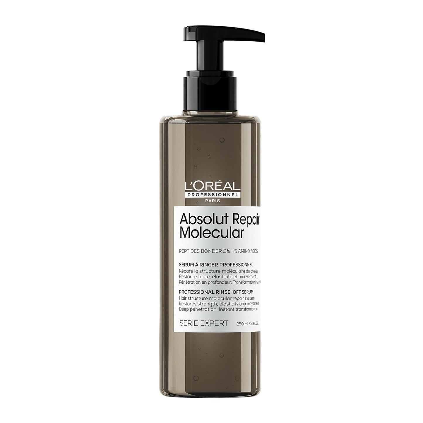 L'Or Al Professionnel Molecular Repair Hair Serum | Deep Conditioning Treatment For Extremely Dry Damaged Hair | Peptides Bonde