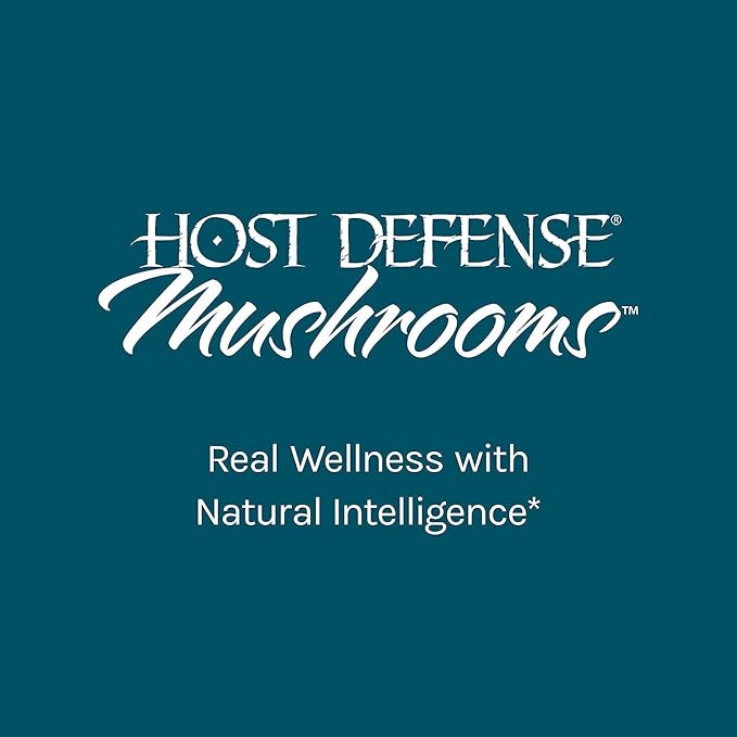 Host Defense Reishi Capsules - Heart & Immune Health Support Supplement - Mushroom Supplement to Support Energy & Vitality - Reishi Supplement to Aid Overall Well-Being - 120 Capsules (60 Servings)*