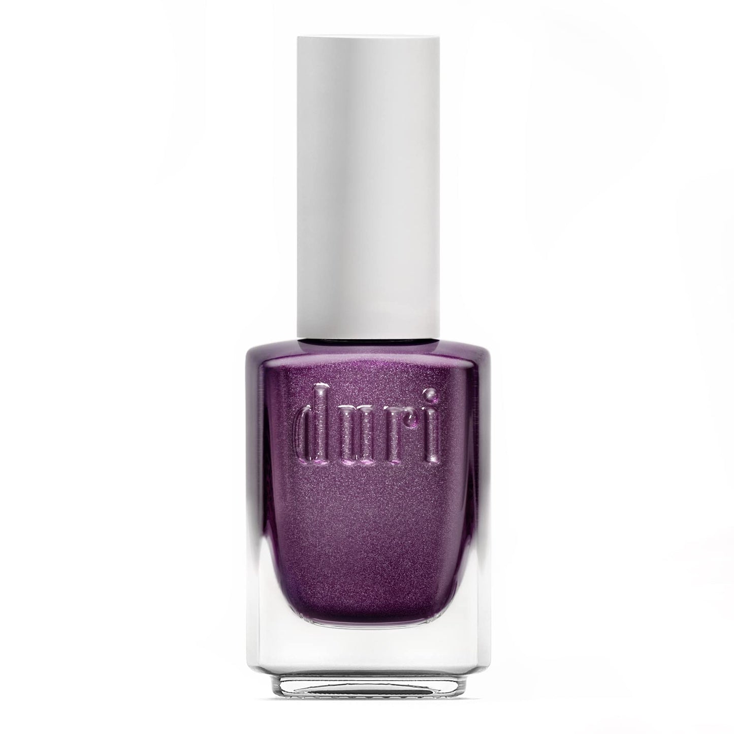 Duri Nail Polish, 760 A Million Likes, Purple Metallic Glitter, Full Coverage, Shiny Finish, Fast Drying, Lasting, 0.45 Fl Oz