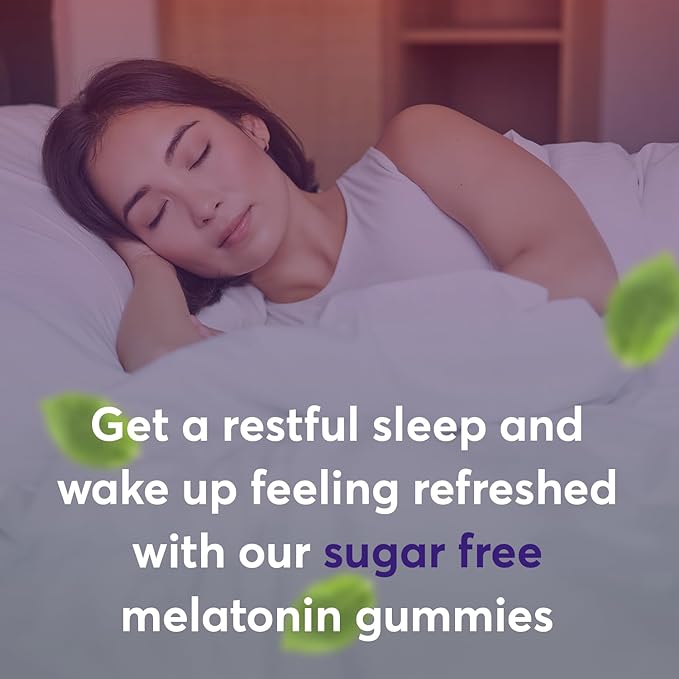 FIOR Sugar Free 120-Count Sleep Aid & Calm Gummies, Melatonin Gummies Sleep Aids for Adults & Kids. Gummy Vitamins for Sleep. Adults & Kids Melatonin & L-Theanine Gummies Natural Herbal Sleep Aid.