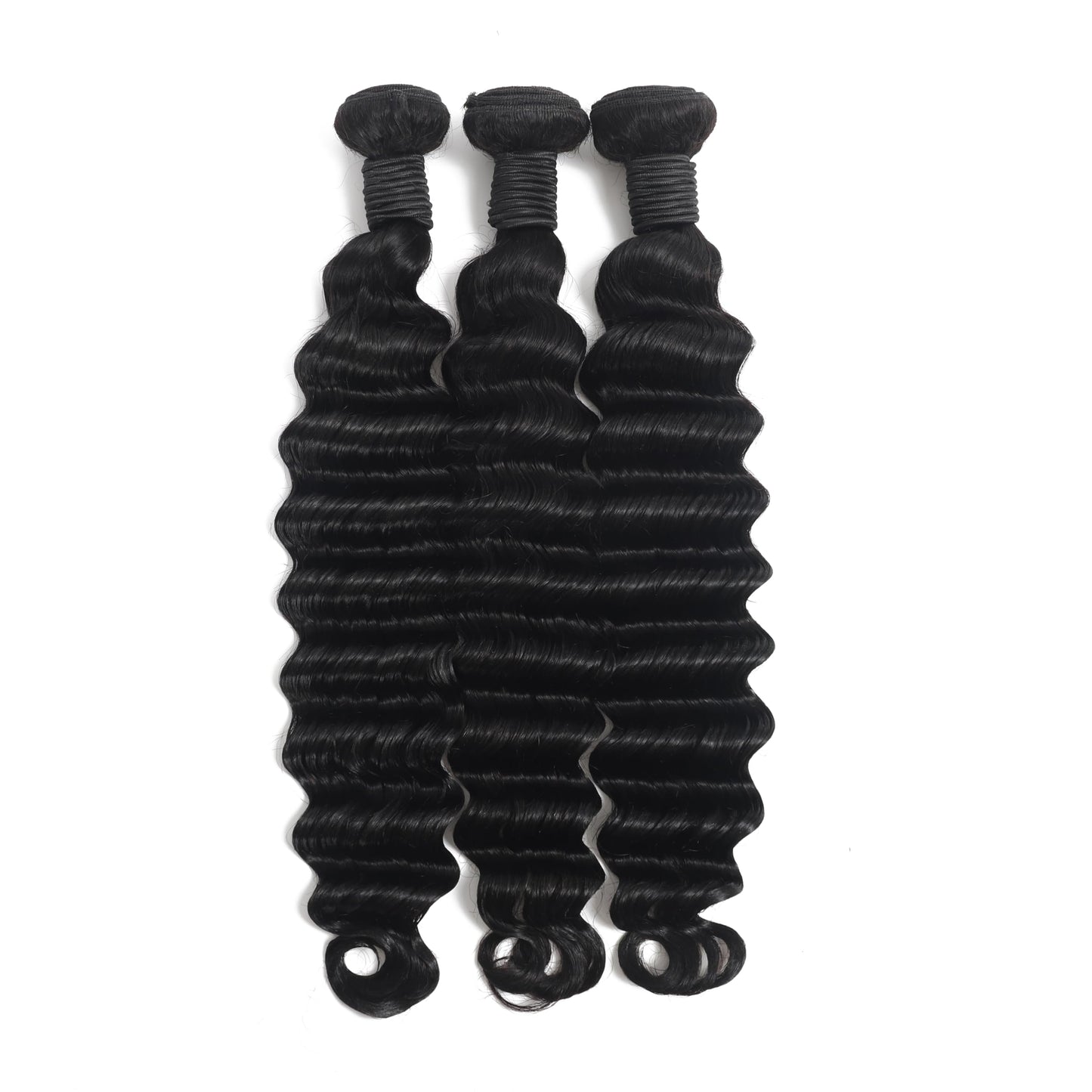 Amella Loose Deep Wave Bundles Human Hair 3 Bundles 16 18 20Inch 100% Unprocessed Brazilian Virgin Human Hair Bundles Deep Wave