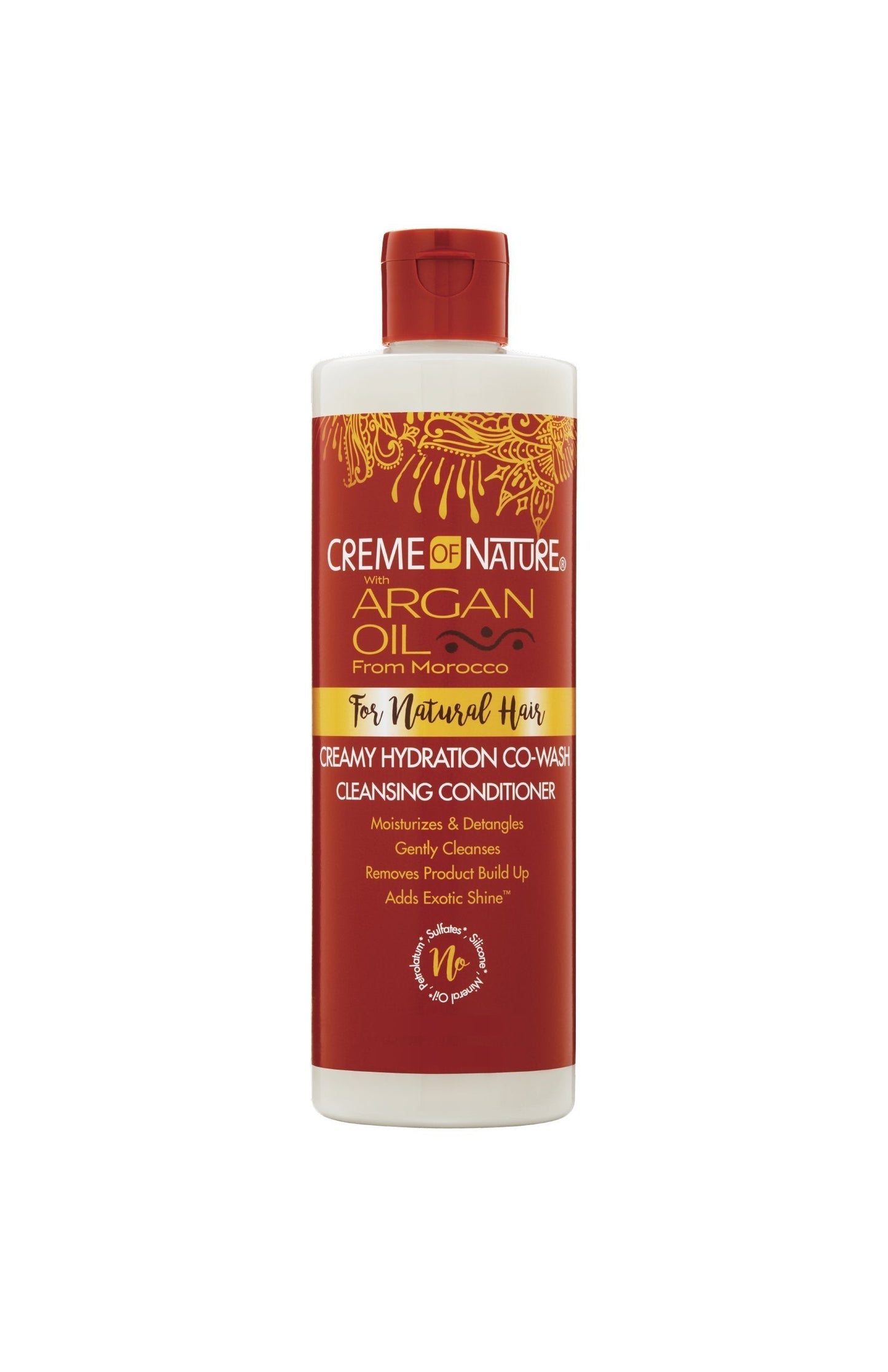 Creme Of Nature, Argan Oil Hair Conditioner, Creamy Hydration Co-Wash Cleansing Conditioner, 12 Fl Oz