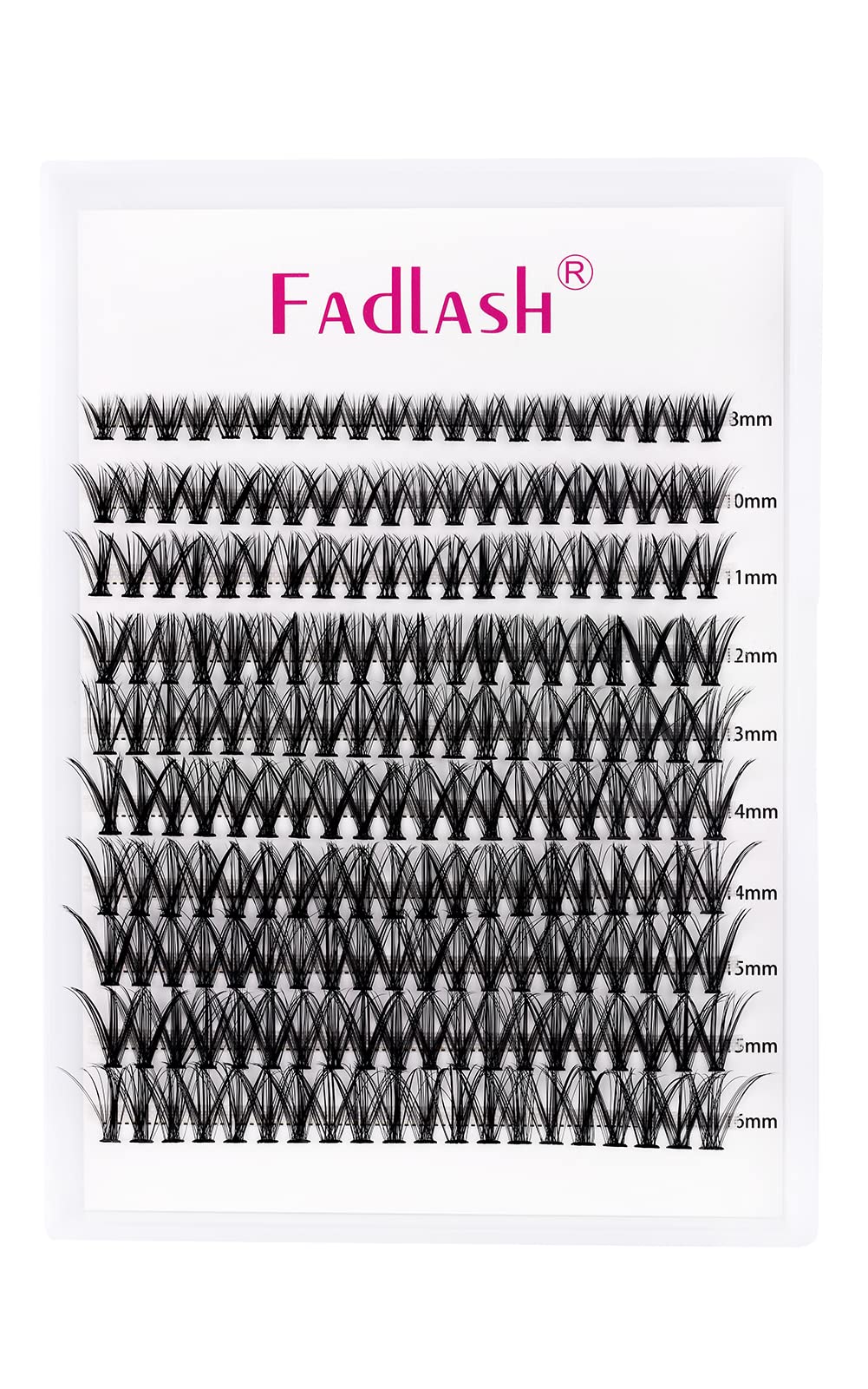 Lash Clusters Extensions 200Pcs 30D Individual Cluster Lashes Mixed Tray Black Mink Diy Eyelash Extensions And Under Eyelashes P