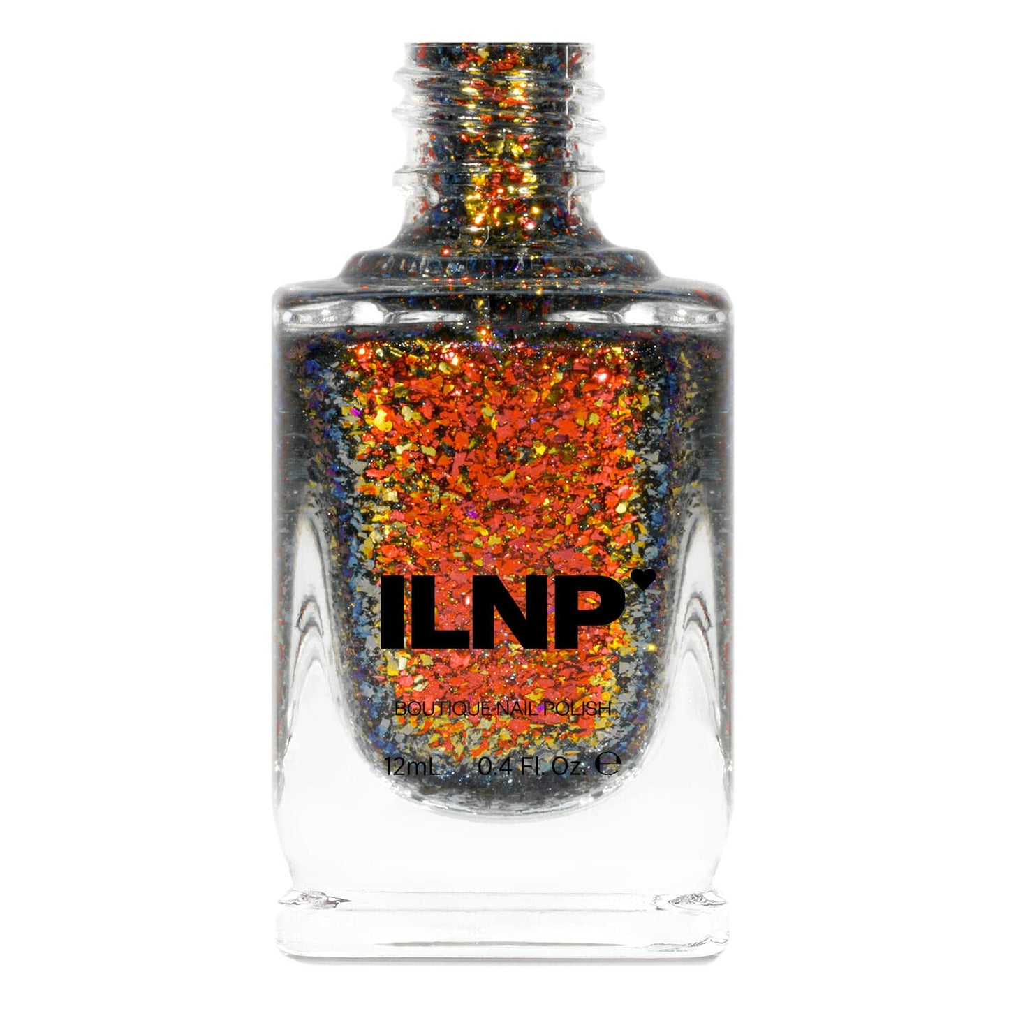 Ilnp Glory - Red, Orange, Copper, Gold, Chartreuse Ultra Chrome Flakie Nail Polish