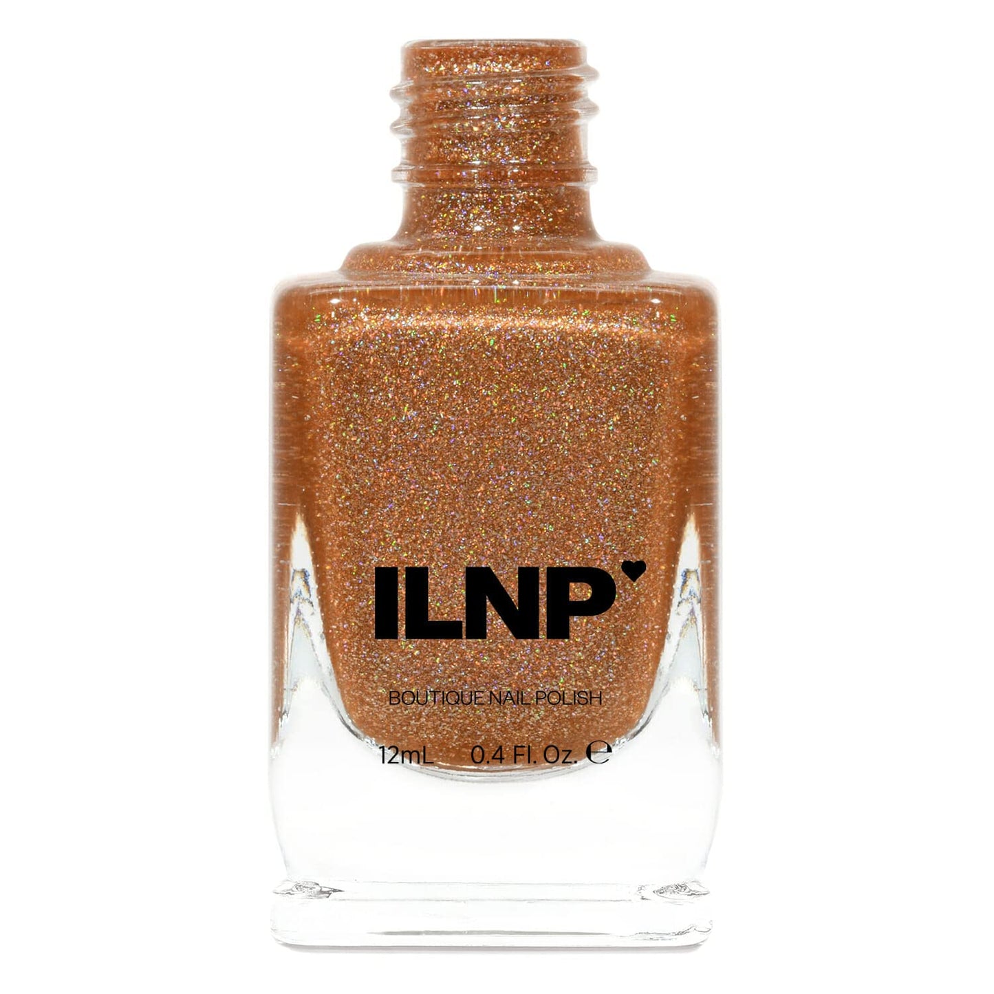 Ilnp Uptown - Lively Burnt Orange Ultra Holo Nail Polish