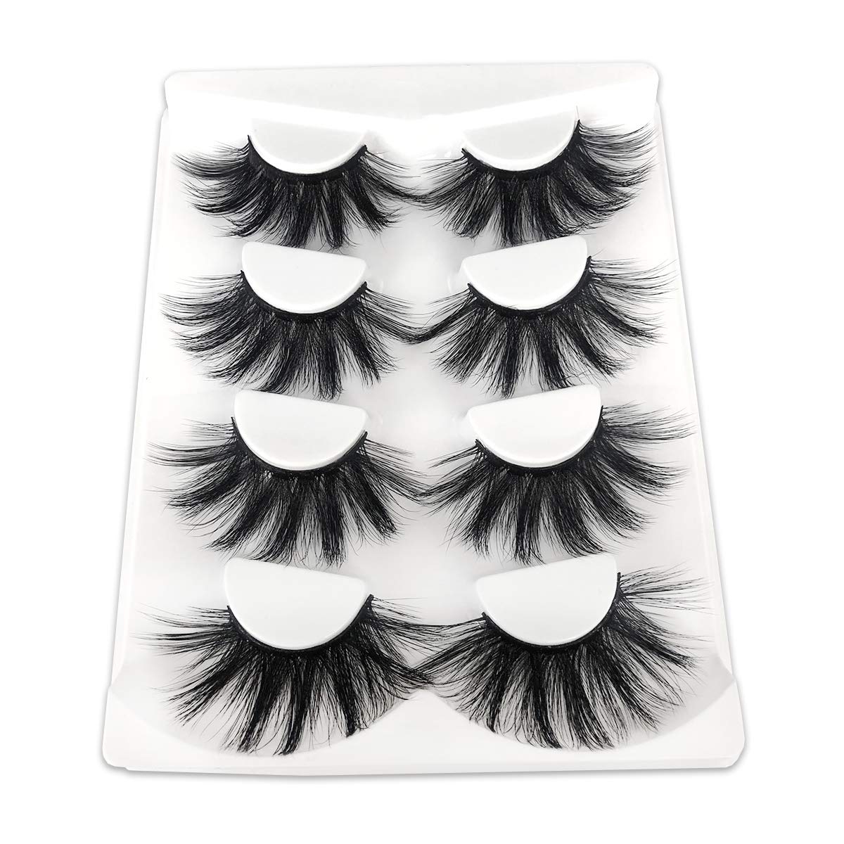 Mikiwi 25Mm Faux Mink Lashes, 25Mm Lashes, 6D Faux Mink Lashes, Faux Mink Eyelashes, Dramatic Lashes, 25Mm Faux Mink Eyelashes (