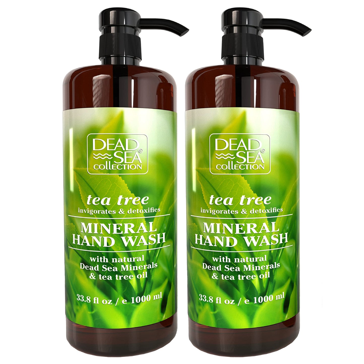 Dead Sea Collection Tea Tree Hand Soap - Pack Of 2 (33.8 Fl. Oz Each)