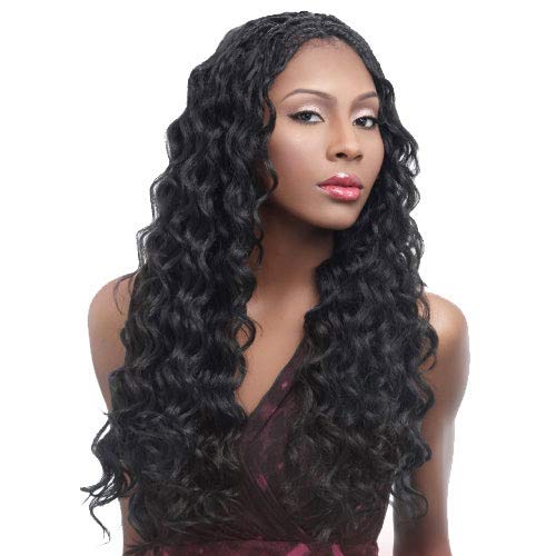 Harlem125 Synthetic Hair Braids Kima Braid Ocean Wave 20'' (4-Pack, P1B/33)