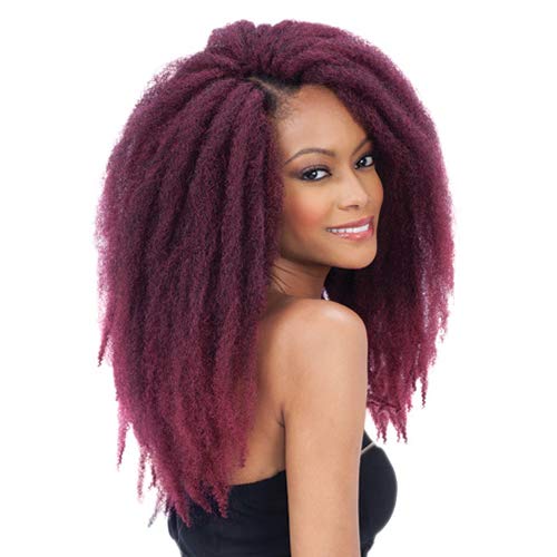 Freetress Equal Synthetic Hair Braids Double Strand Style Cuban Twist Braid 16'' (6-Pack, T99J/350)