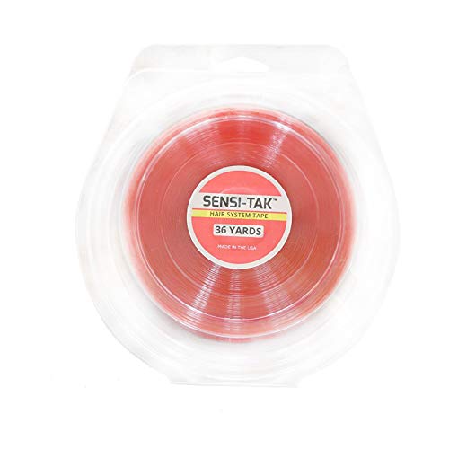 'Sensi Tak'' Double Sided Roll Tapes Stickers Adhesive For Men Hair System Replacement Toupee Hair Extension Wig Bundles Hair W