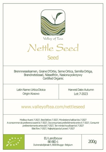 Stinging Nettle Seed Organic Quality - Urtica Dioica Seeds - 200g