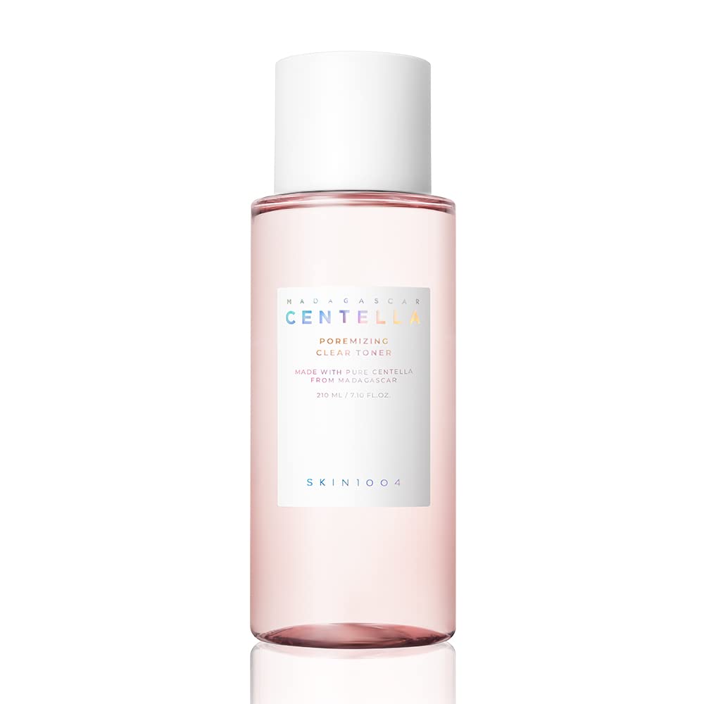 SKIN1004 Madagascar Centella Poremizing Clear Toner 7.1 fl.oz, 210ml for Keratin Plug and Sensitive Skin