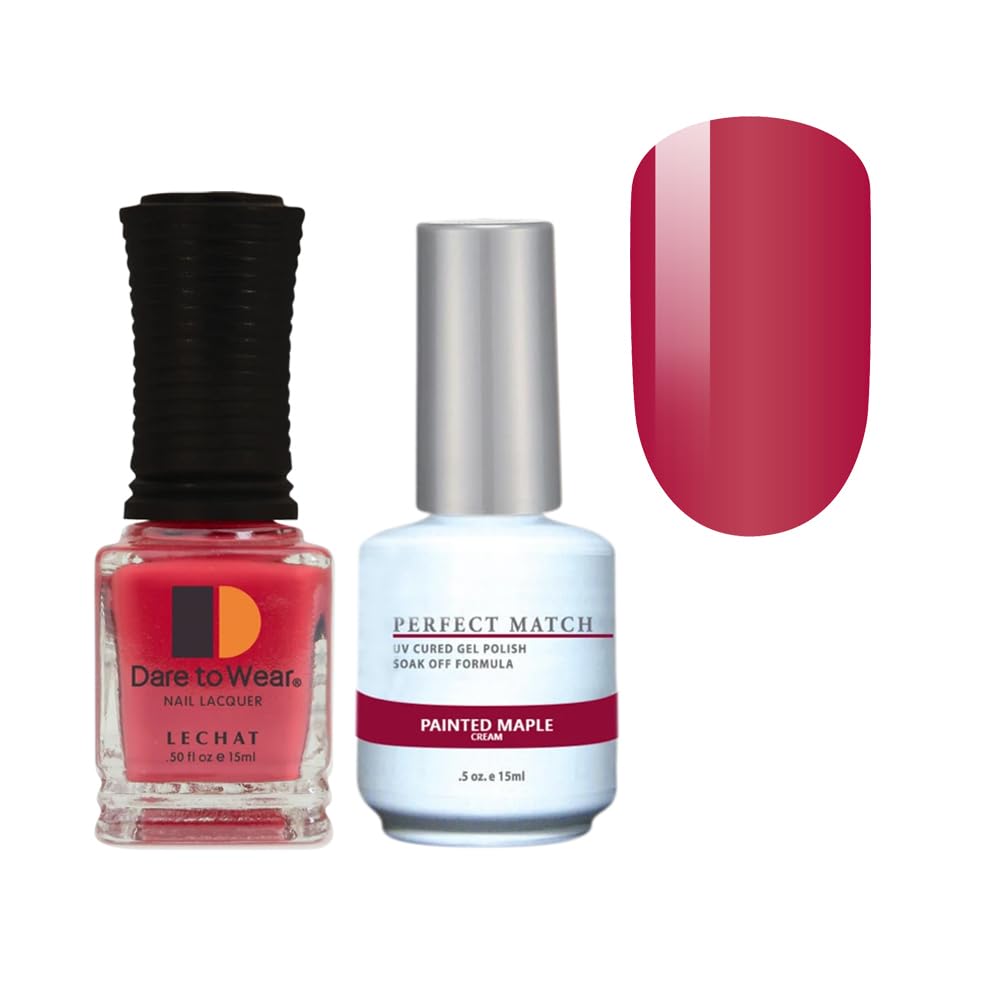 Lechat Perfect Match Gel Polish, Painted Maple, 0.5 Fluid_Ounces (Pms238)