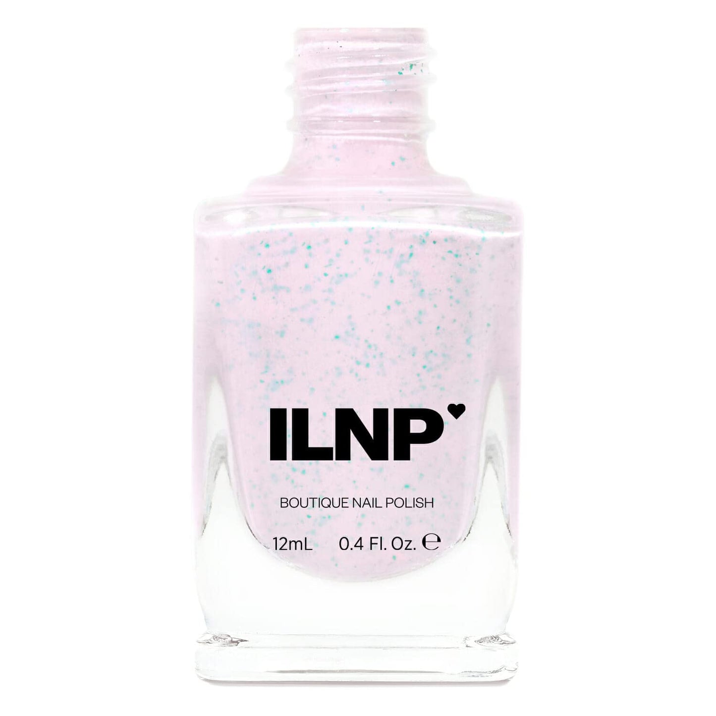 Ilnp With Sprinkles - Delicate Macaron Pink Speckled Nail Polish