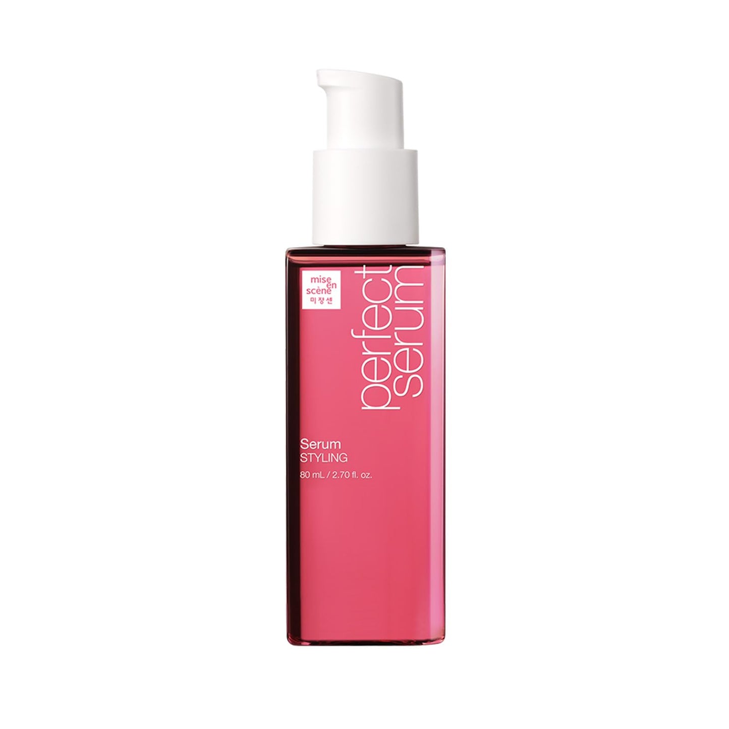 Mise En Scene Perfect Styling Serum For Heat Damage Protection - Hair Serum For Holding Bounce, Hair Essence For Long Lasting Cu