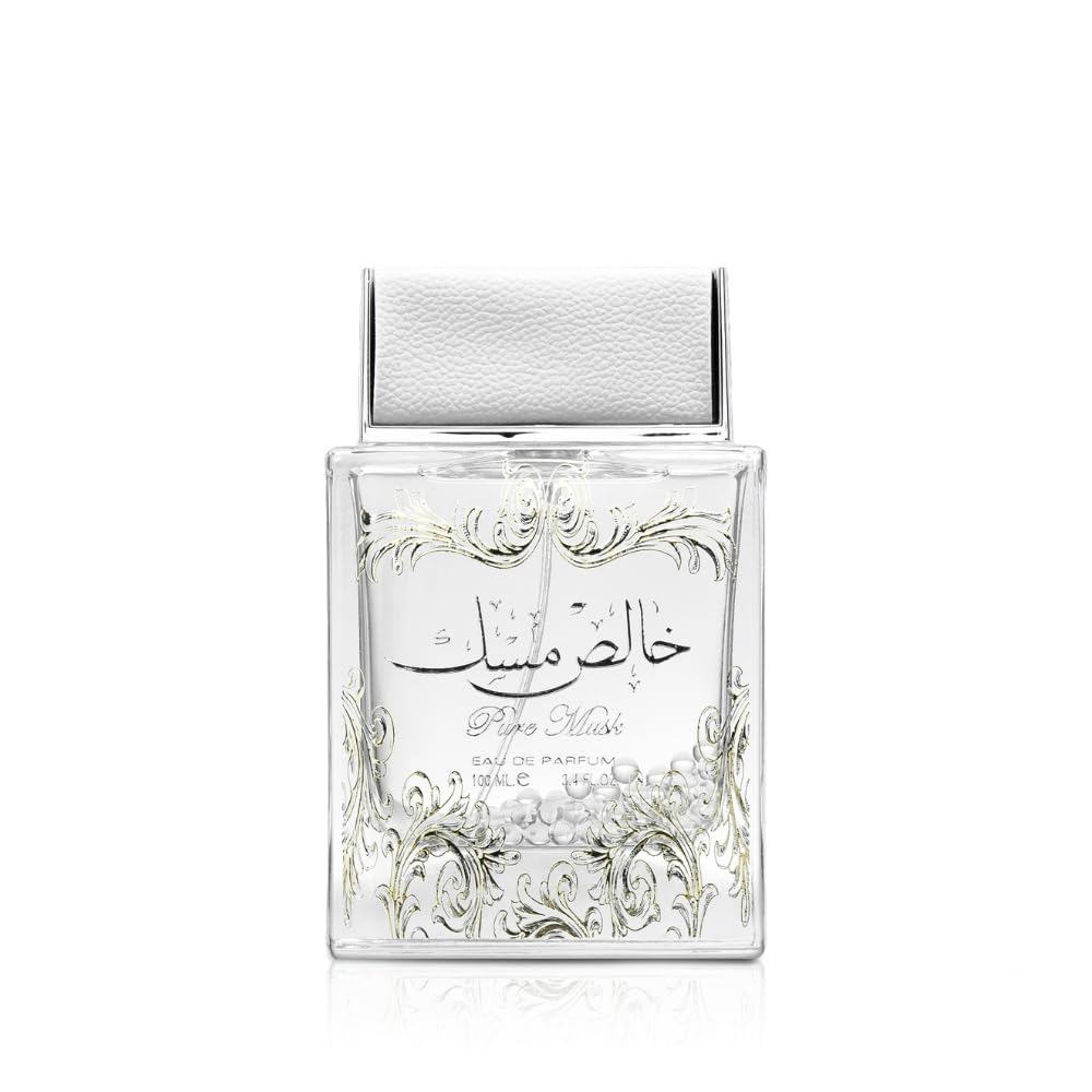 Lattafa Pure Musk Eau De Parfum Spray, 3.4 Ounce (Unisex)