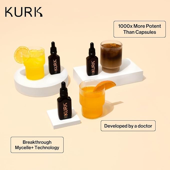 High Strength Liquid Curcumin Oil from Turmeric (Vanilla 3.2 Fl Oz) and Vitamin D3 K2 Oral Spray (Peppermint 1 Fl Oz) Bundle