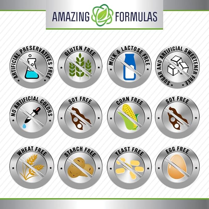 Amazing Formulas Melatonin Supplement | 10 Mg | 120 Tablets | Non-GMO | Gluten-Free | Made in USA