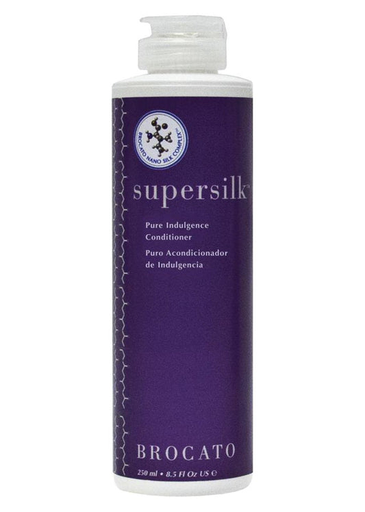 Brocato Supersilk Pure Indulgence Conditioner By Beautopia Hair: Smoothing And Moisturizing Rinse-Out Hair Conditioner - 8.5 Oz
