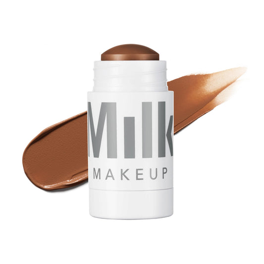 Milk Makeup Matte Bronzer, Blaze (Tan Bronze) - 0.19 Oz - Cream Bronzer Stick - Buildable, Blendable Color - Matte Finish - 1,00