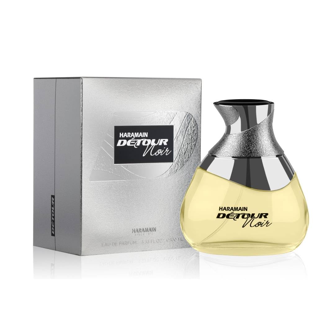 Al Haramain Detour Noir Eau De Perfume Spray For Unisex, 3.33 Ounce