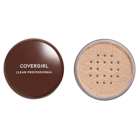Covergirl Professional Loose Finishing Powder, Translucent Light Tone, Sets Makeup, Controls Shine, Won'T Clog Pores, 0.7 Ounce