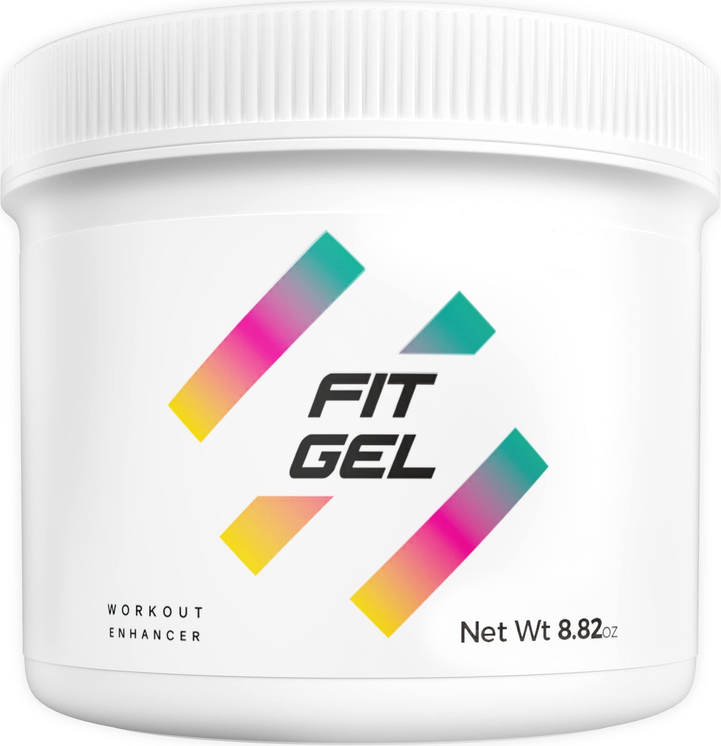 Fit Gel Work Out Enhancer Sweat Gel (Coconut) Hot Cream Target Tummy Belly, Sweet Scent, Easy Apply Jar (8.8 Oz)