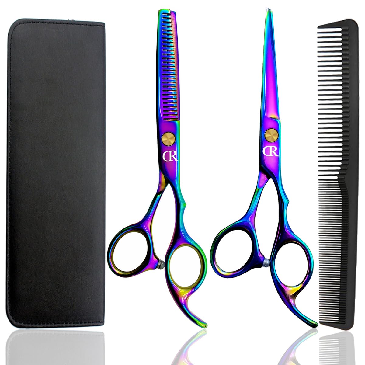 Professional Hair Cutting Shears Set,6 Inch Barber Hair Cutting Scissors Kit,Hairdressing Thinning Shears For Hair Cutting,Sharp