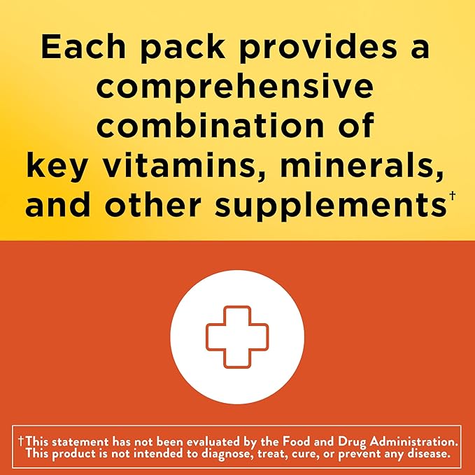 Nature Made Daily Diabetes Health Pack, Dietary Supplement for Nutritional Support, 30 Packets, 30 Day Supply