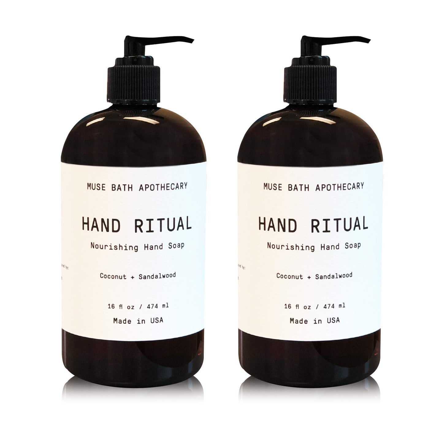 Muse Apothecary Hand Ritual - Aromatic And Nourishing Hand Soap, Infused With Natural Aromatherapy Essential Oils - 16 Oz, Cocon
