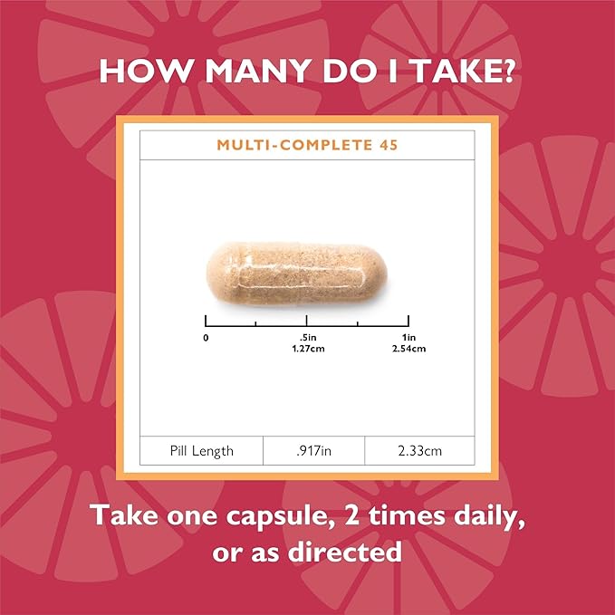 Celebrate Vitamins Multi-Complete, 45mg Iron – Daily Bariatric Multivitamin for Sleeve Gastrectomy and Gastric Bypass Surgery Patients – Essential Vitamins & Minerals (180 Capsules)