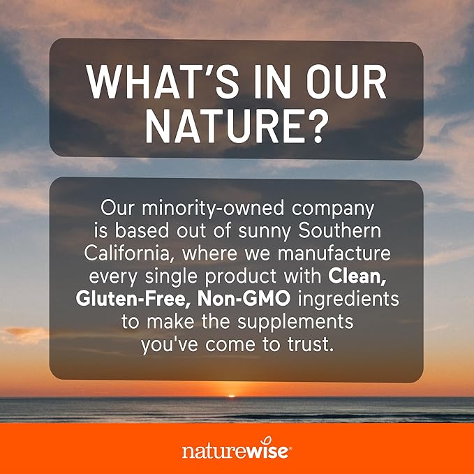 NatureWise Turmeric Curcumin 500mg with Black Pepper Softgels - Extra Strength, Enhanced Absorption - 95% Curcuminoids & BioPerine for Immune Support - Gluten-Free, Non-GMO - 180 Count[6-Month Supply]