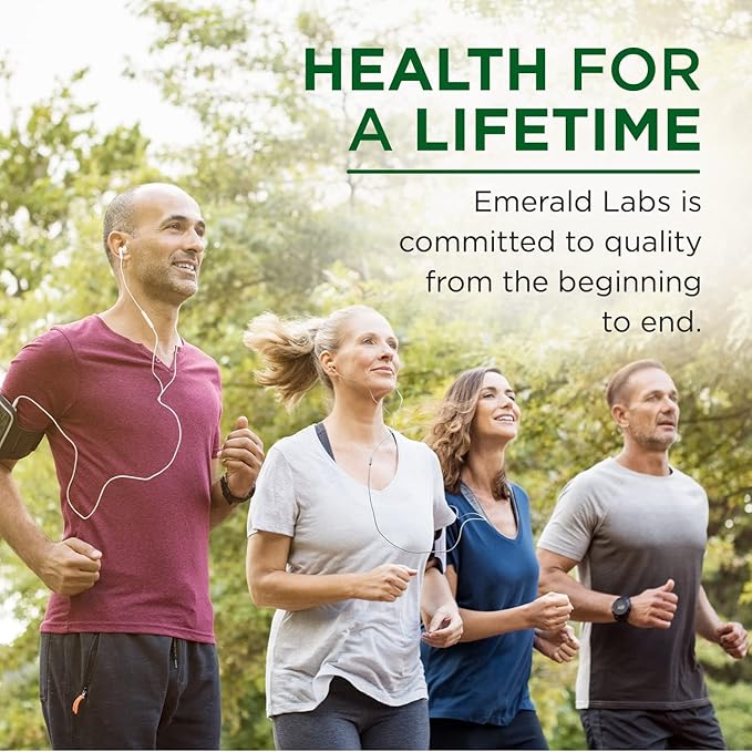 EMERALD LABS Mediterranean Olive Leaf 500mg - Gluten-Free, Vegan Olive Leaf Extract - Supports Skin, Immune & Heart Health - 60 Vegetable Capsules (Up to 60-Day Supply)