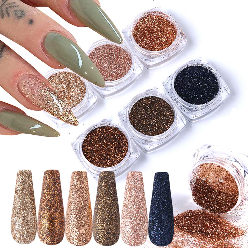 Holographic Nail Powder Nail Art Glitter Supplies 3D Ultra-Thin Mermaid Chameleon Glitter Dust For Acrylic Nail Art Gel Polish D