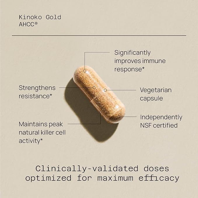 Quality of Life Immune Health Bundle - Featuring Kinoko Gold AHCC 500mg and Allerfin