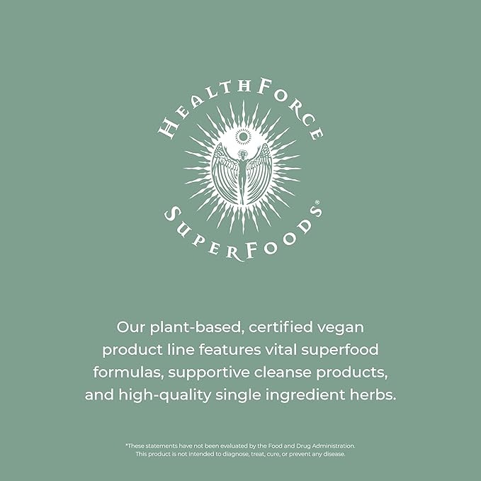 HealthForce SuperFoods Spirulina Manna - Capsules - 450 Vegan Capsules