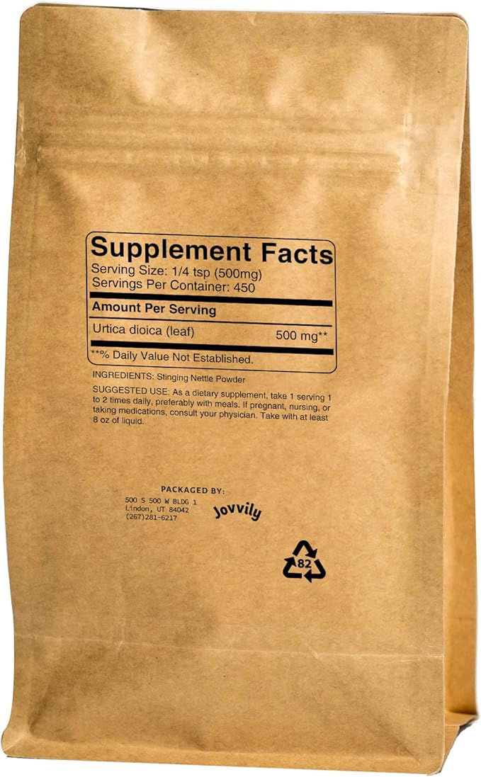 Nettle Leaf Powder - 8 oz - Herbal Supplement