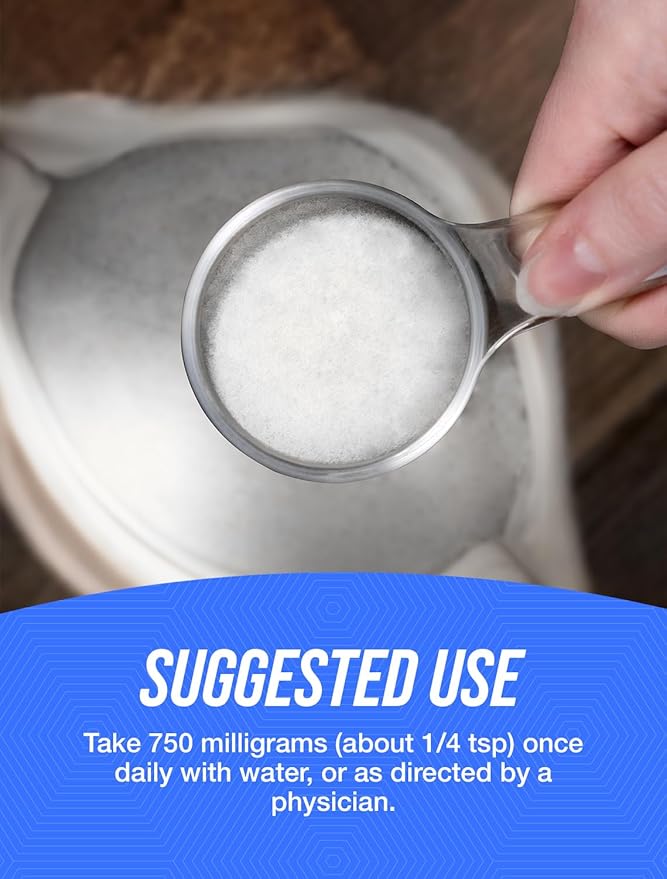 BulkSupplements.com Magnesium L-Aspartate Powder - High Absorption Magnesium, Magnesium Aspartate Powder - Gluten Free, 750mg (150mg of Magnesium) per Serving, 1kg (2.2 lbs) (Pack of 1)