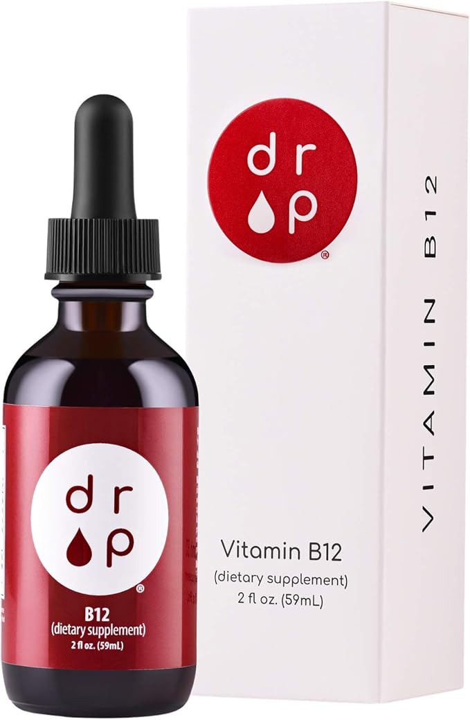 Drop Supplements Liquid Elderberry Drops and Vitamin B12 Drops Bundle