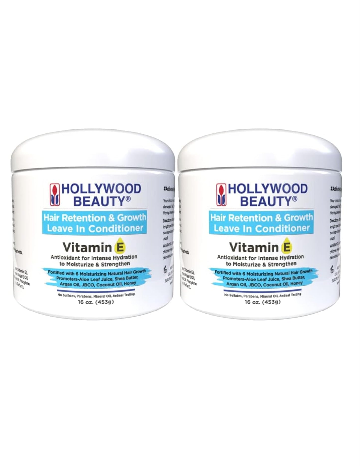 Hair Retention And Growth Leave-In Conditioner With Vitamin E 16 Oz (Pack Of 2)