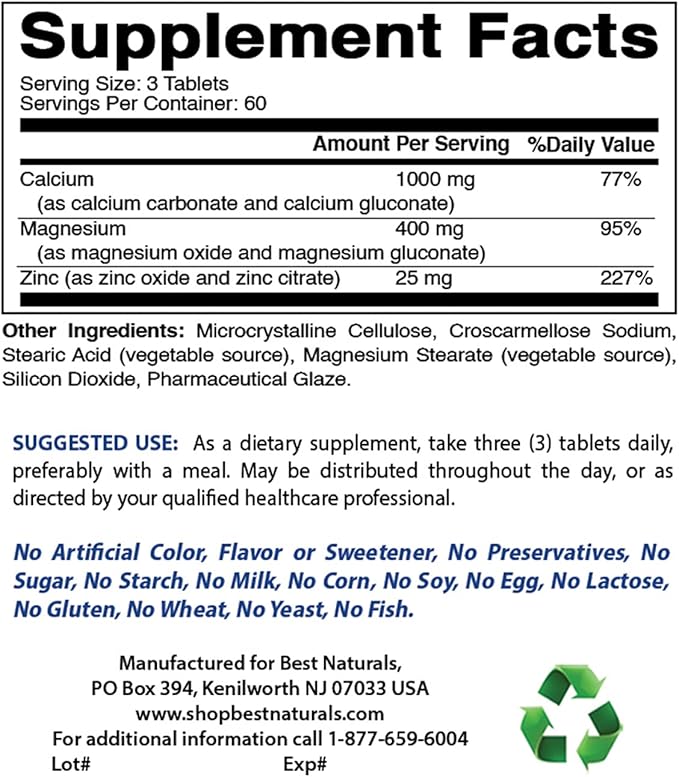 Cal MAG ZINC & B-100 Complex