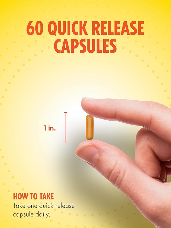 Sundance Turmeric Curcumin Complex | 60 Quick Release Capsules | Traditional Herbal Supplement | Non-GMO and Gluten Free Formula