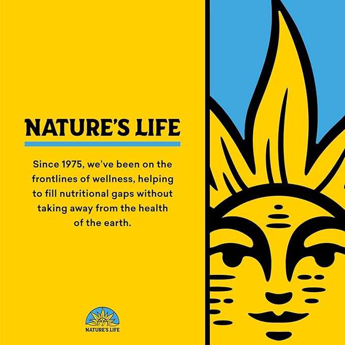 NATURE'S LIFE Protecting Zinc 50mg with 2.5mg Copper - Chelated Zinc Supplement for Immune Support, Bone Health, Muscle Function and Heart Health Support, 60-Day Guarantee, 250 Servings, 250 Tablets