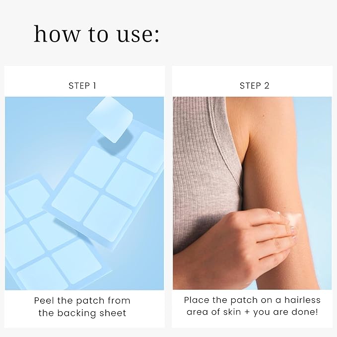 PreMenstrual Patch for Women - 30 Topical PMS Period Cycle Menstrual Patches, Vitex Chasteberry, Magnesium, Evening Primrose Oil, Dong Quai Extract, Curcumin, Vitamin B6 & E