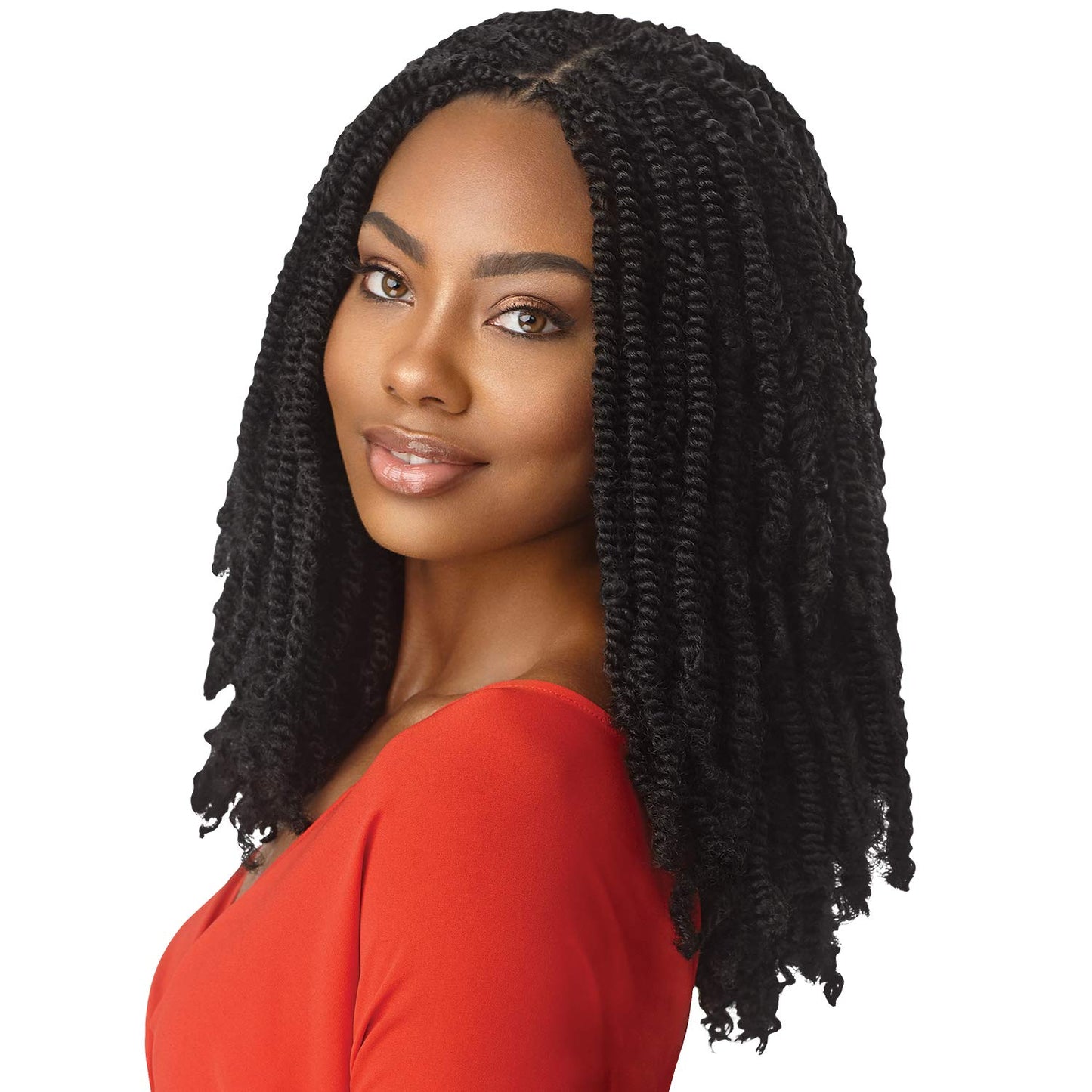Multi Pack Deals! Outre Synthetic Braid - X Pression Twisted Up Springy Afro Twist 16 (5-Pack, 425)