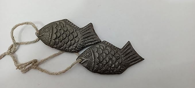 Iron Fish, 2 Pack Iron Fish for Iron Deficiency, A Natural Source of Iron, Safe Cooking Tool to Add Iron to Food and Water, Reduce Risk of Iron Deficiency, Iron Supplement for Pregnant Women & Vegans