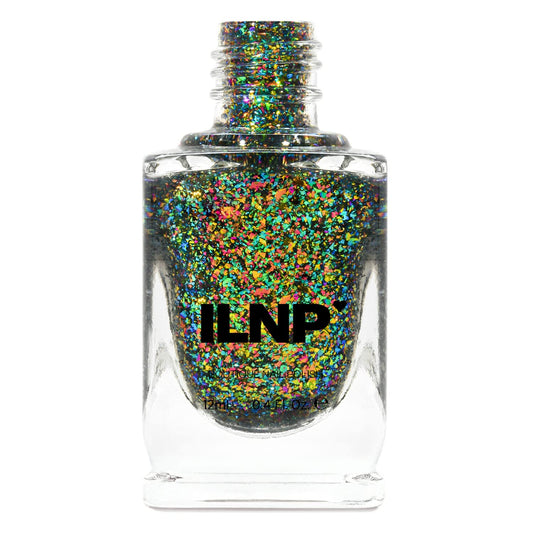 Ilnp Ferris Wheel - Green, Gold, Blue, Red, Purple, Pink Ultra Chrome Flakie Nail Polish