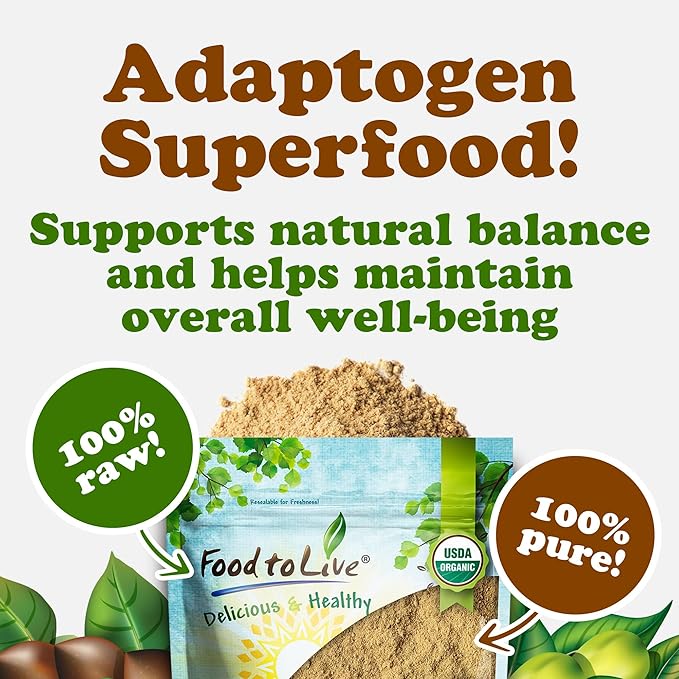 Food to Live Organic Triphala Powder, 2 Pounds – Natural Detox, Blend from Fruits Amalaki, Haritaki and Bibhitaki, Non-GMO, Perfect for Tea and Smoothies, Vegan, Kosher, Bulk