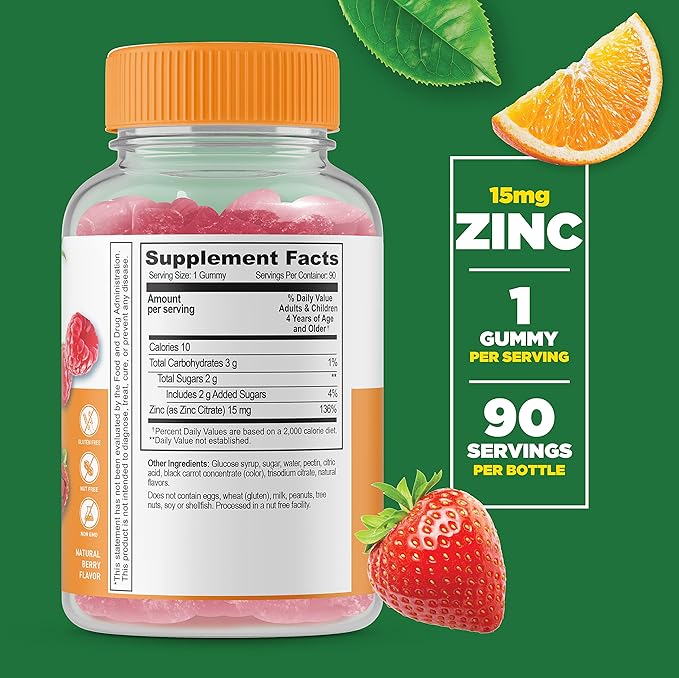 Lifeable Zinc Kids + Turmeric Curcumin Kids, Gummies Bundle - Great Tasting, Vitamin Supplement, Gluten Free, GMO Free, Chewable Gummy