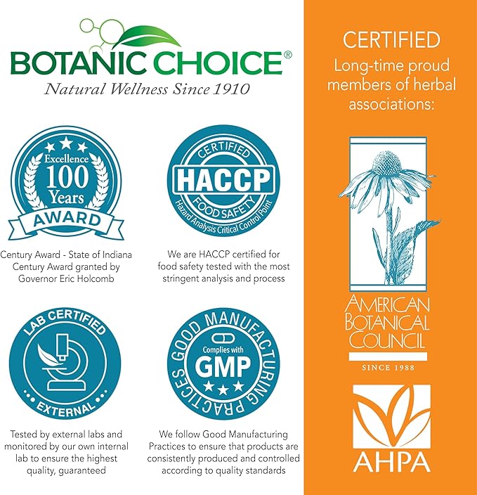 Botanic Choice Super Boron Complex (3mg) - Promotes Bone & Prostate Health by Metabolizing Calcium & Magnesium - 3 Forms of Boron for Men & Women (90 Capsules)